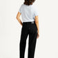 Women's 94 Black Baggy Fit High Rise Jeans - Back View