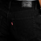 Women's 94 Black Baggy Fit High Rise Jeans - Detail View