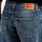 Women's 94 Blue Baggy Fit Mid Rise Jeans - Detail View