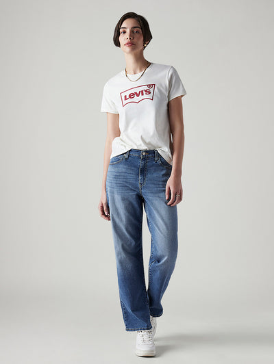 levi's Women's 94 Blue Baggy Fit High Rise Jeans-picture-17