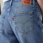Women's 94 Blue Baggy Fit High Rise Jeans - Detail View