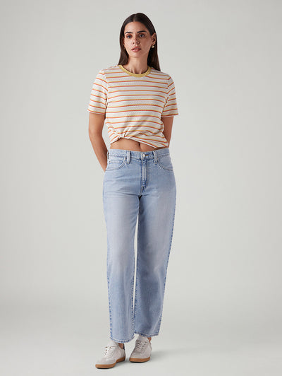 levi's Women's 94 Light Blue Baggy Fit High Rise Jeans-picture-19