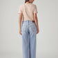 Women's 94 Light Blue Baggy Fit High Rise Jeans - Back View