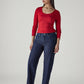 Women's 94 Dark Blue Baggy Fit Mid Rise Jeans - 20 View