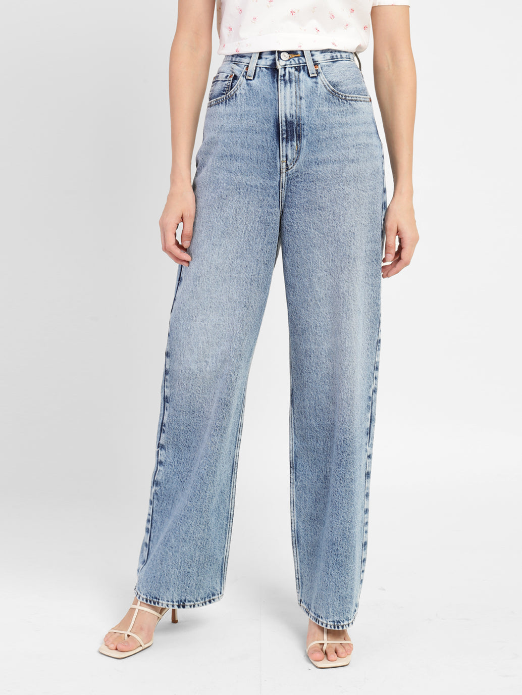 Women's 80s Mom Blue Loose Fit High Rise Jeans