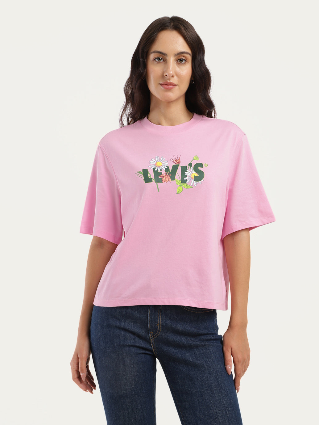 Women's Brand Logo Oversized T-Shirt