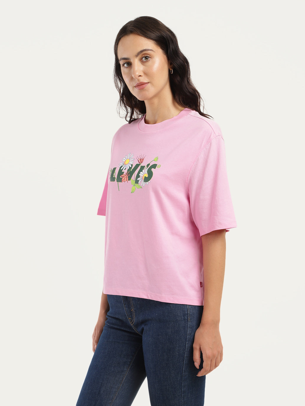 Women's Brand Logo Oversized T-Shirt