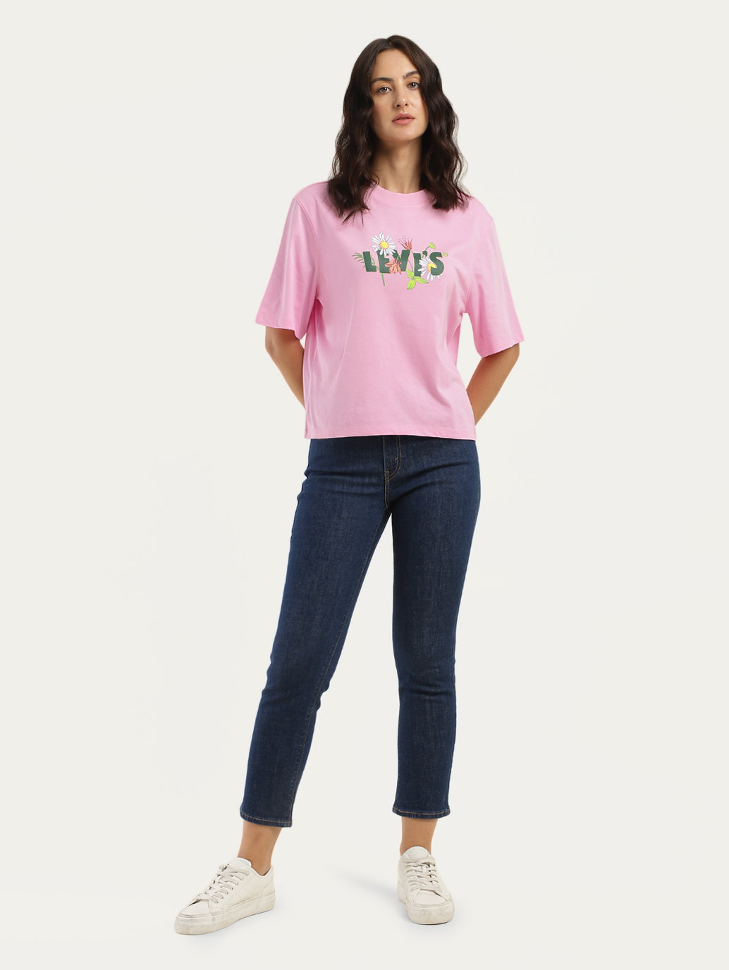 Women's Brand Logo Oversized T-Shirt