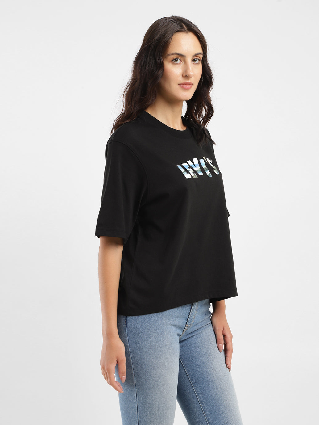 Women's Graphic Print Oversized T-Shirt