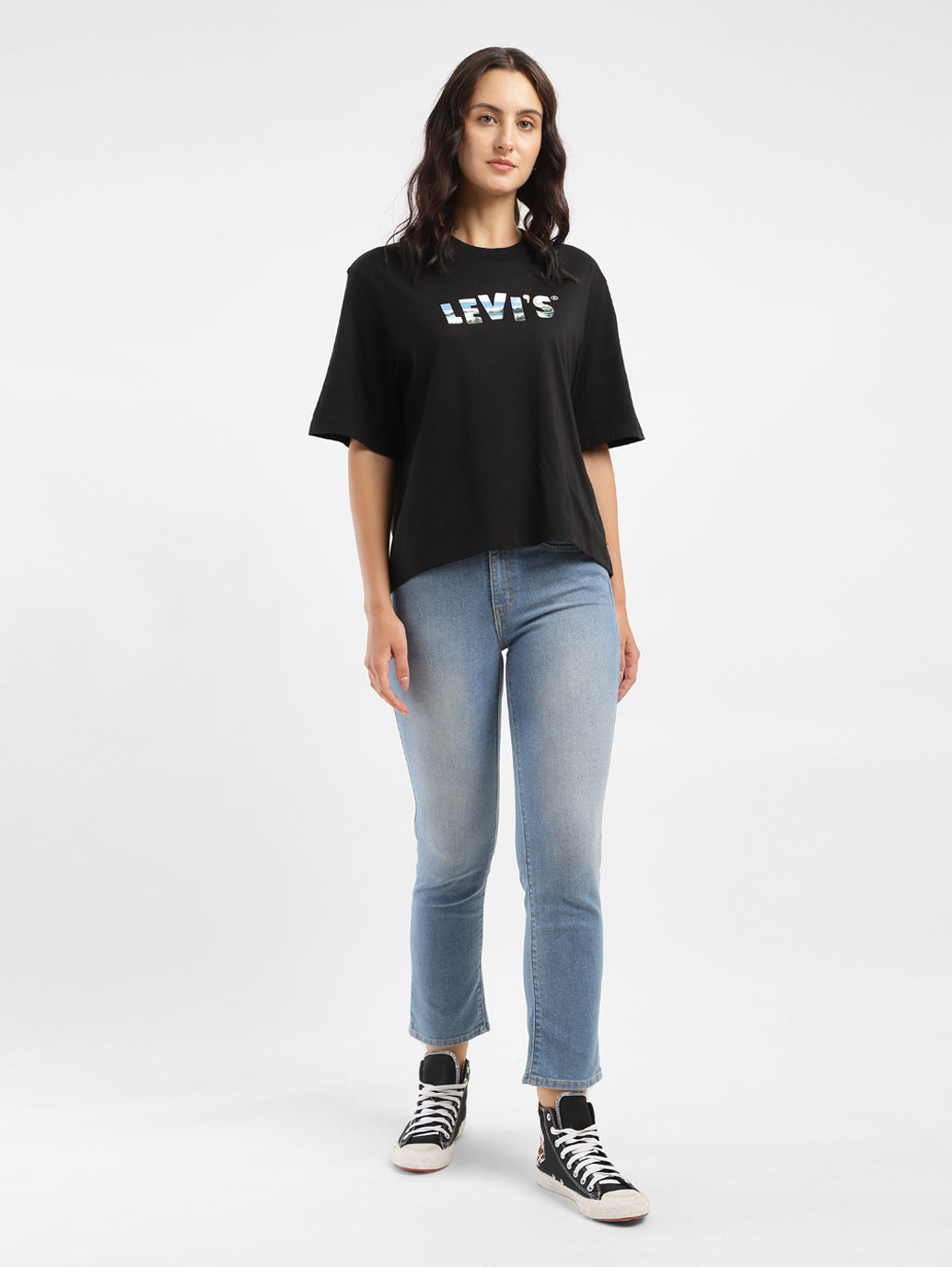 Women's Graphic Print Oversized T-Shirt