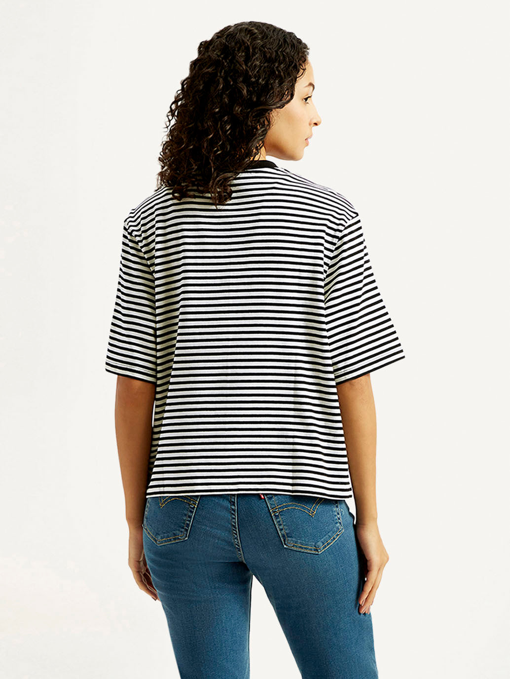 Women's Striped Relaxed Fit T-shirt – Levis India Store