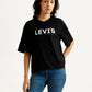 Women's Brand Logo Relaxed Fit T-shirt - Styleshot View