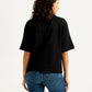 Women's Brand Logo Relaxed Fit T-shirt - Back View