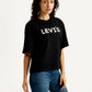 Women's Brand Logo Relaxed Fit T-shirt - Side View