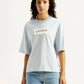 Women's Striped Relaxed Fit T-shirt - Front View