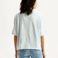 Women's Striped Relaxed Fit T-shirt - Back View