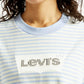 Women's Striped Relaxed Fit T-shirt - Detail View