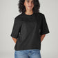 Women's Knitted Regular Fit T-Shirt - Styleshot View