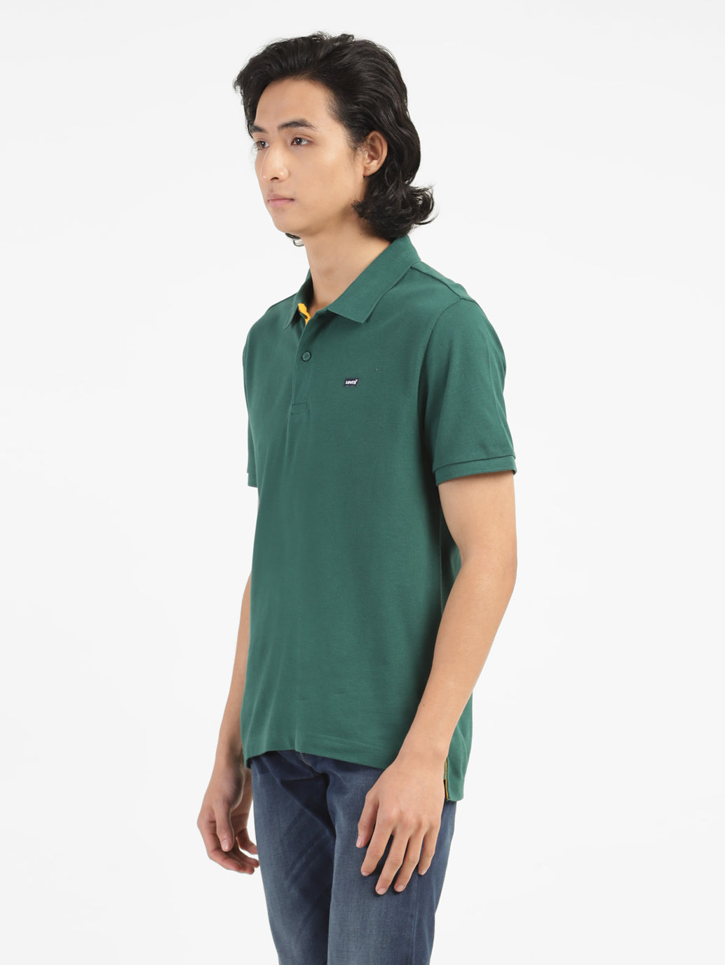 Men's Green Polo Collar T-Shirt – Levis India Store