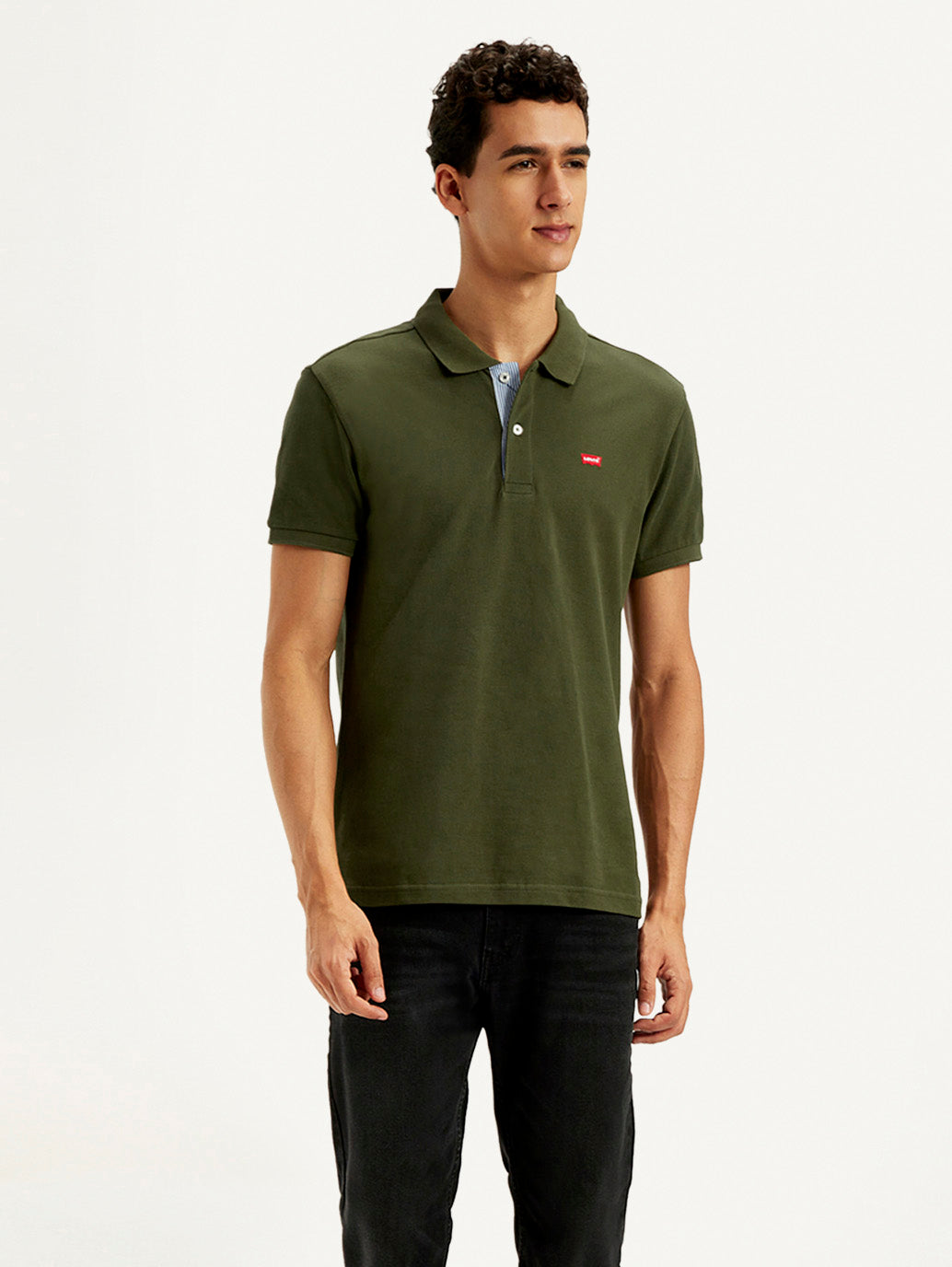 Men's Solid Slim Fit Polo T-shirt - 2316d1be-a052-4a22-9071-4a97c3853f22 View