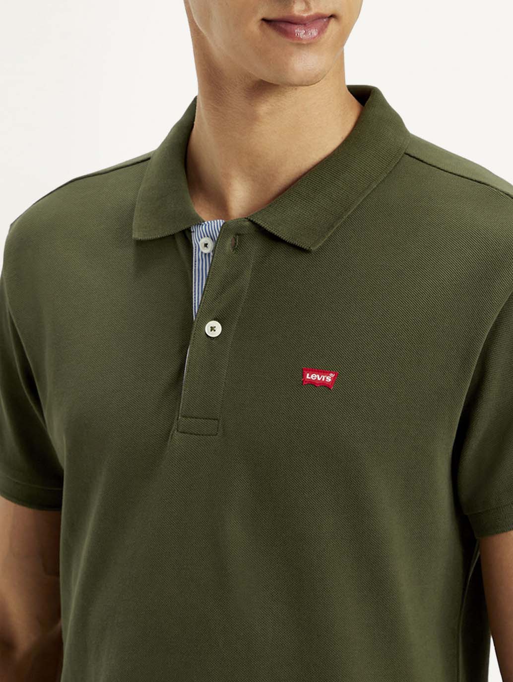 Men's Solid Slim Fit Polo T-shirt - a6f83166-e592-473f-ad0d-294a0363d2bd View