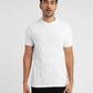 Men's Solid Crew Neck T-shirt White