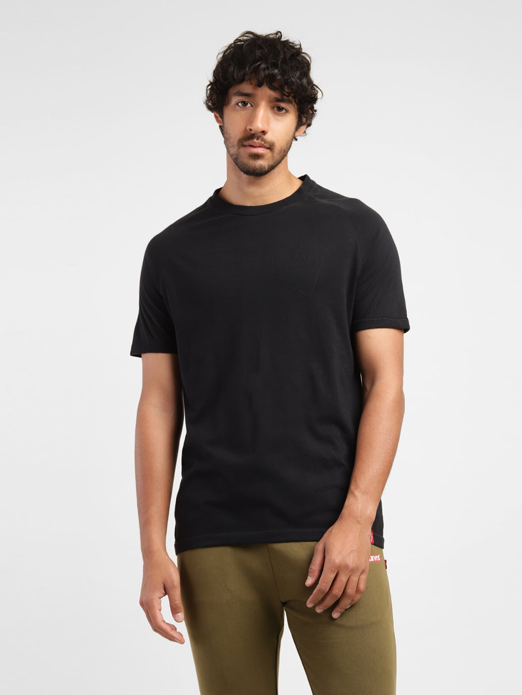 Men's Solid Crew Neck T-shirt