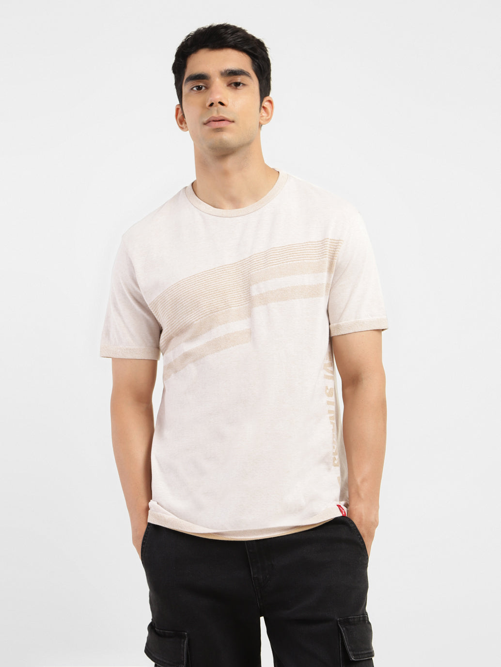 Men's Solid Crew Neck T-shirt