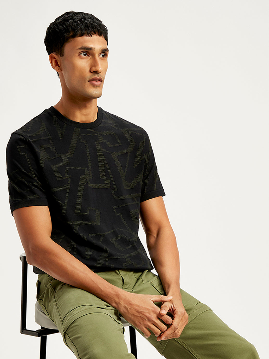 Typographic Men Men's Typographic Print Slim Fit T-Shirt – Levis India Store