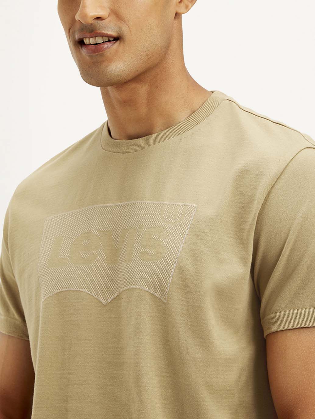 Men's Brand Logo Slim Fit T-shirt - Detail View