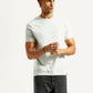 Men's Abstract White Slim Fit T-shirt - Styleshot View