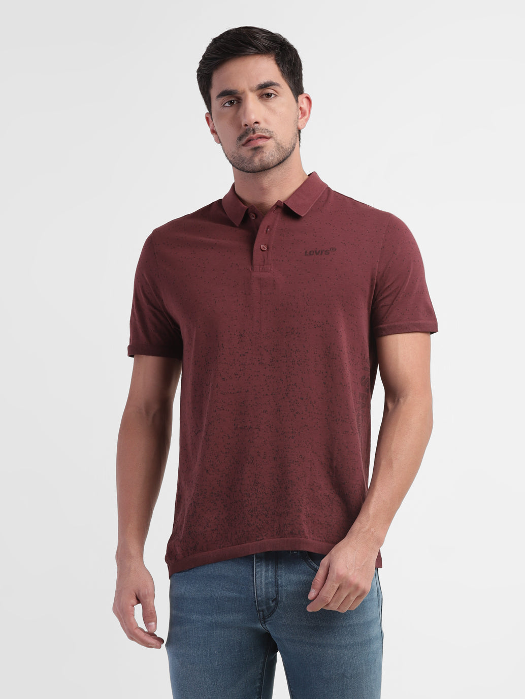 Men's Self Design Regular Fit T-shirt