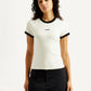 Women's Solid Slim Fit T-shirt - Front View