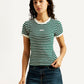 Women's Striped Slim Fit T-shirt - Styleshot View