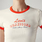Women's Typography Printed Slim Fit T-Shirt - detail View