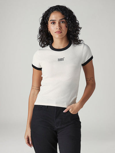 levi's Women's Colorblock Slim Fit Ribbed T-Shirt-picture-25