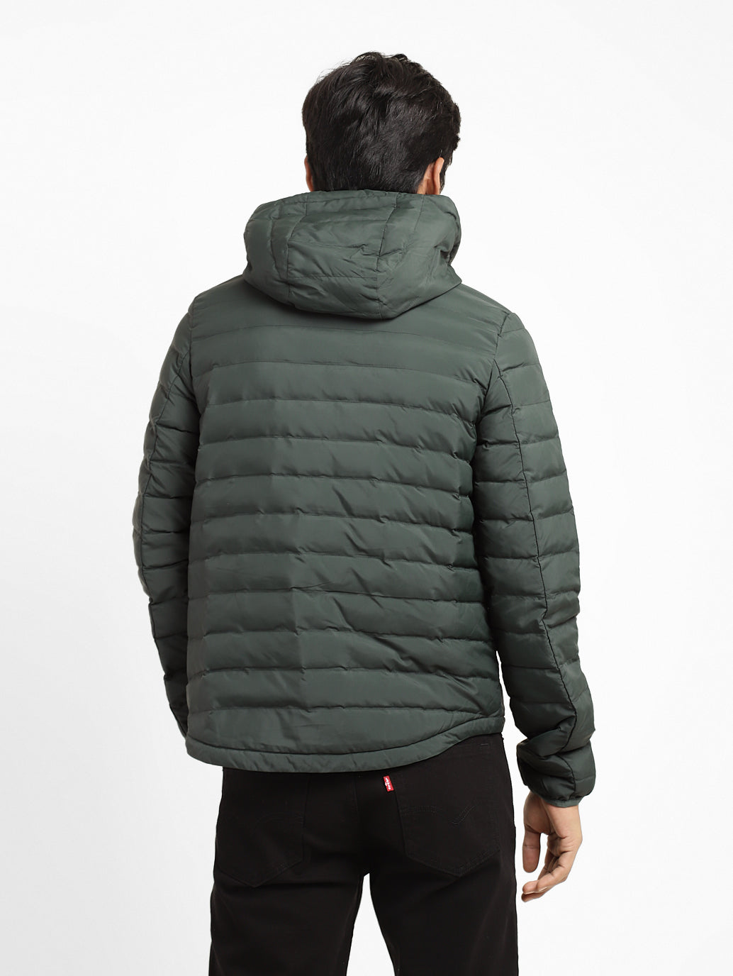 Men's Quilted Hooded Jacket