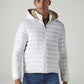 Men's Quilted Slim Fit Puffer Jacket - Front View