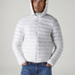 Men's Quilted Slim Fit Puffer Jacket - Front View