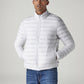 Men's Quilted Slim Fit Puffer Jacket - Side View