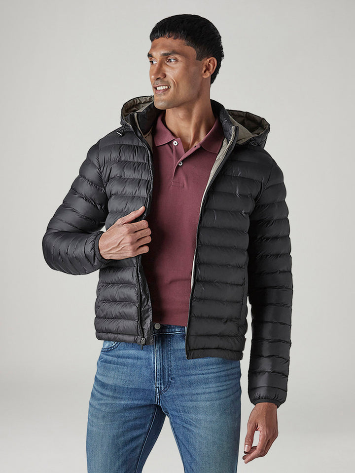 Men's Quilted Slim Fit Puffer Jacket