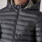 Men's Quilted Slim Fit Puffer Jacket - Detail View
