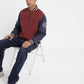 Men's Colorblock Collar Neck Jackets
