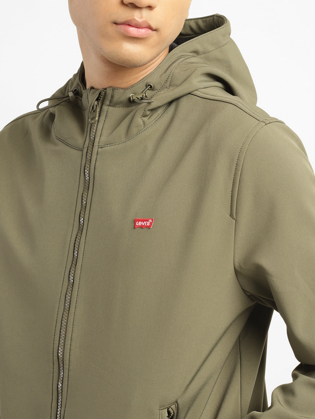 Levi's funnel neck on sale hooded jacket