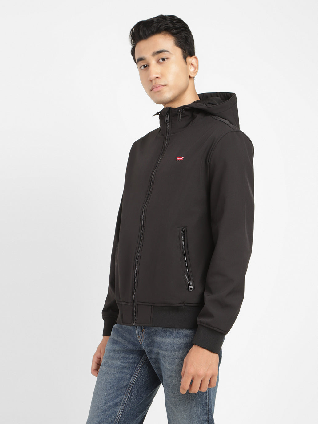 Men's Solid Hooded Jackets