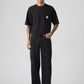 Men's 578 Black Loose Fit Mid Rise Jeans - Front View