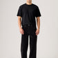 Men's 578 Black Loose Fit Mid Rise Corduroy Jeans - Front View