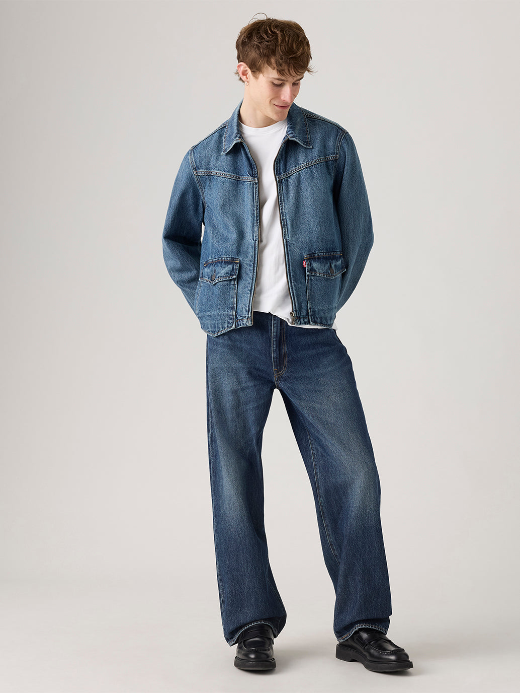 Men's 578 Dark Indigo Loose Fit Mid Rise Jeans - Styleshoot View