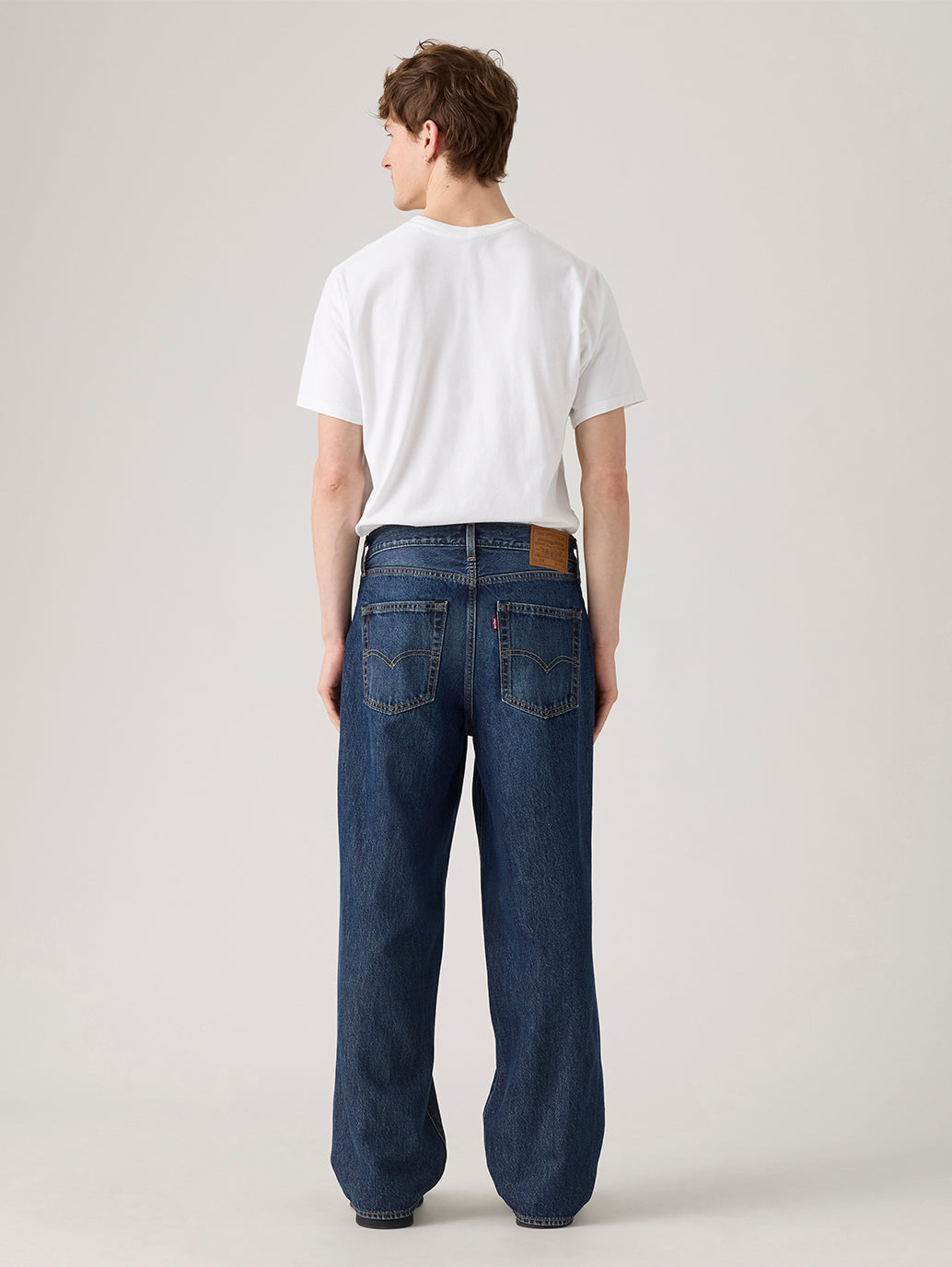 Men's 578 Dark Indigo Loose Fit Mid Rise Jeans - Back View