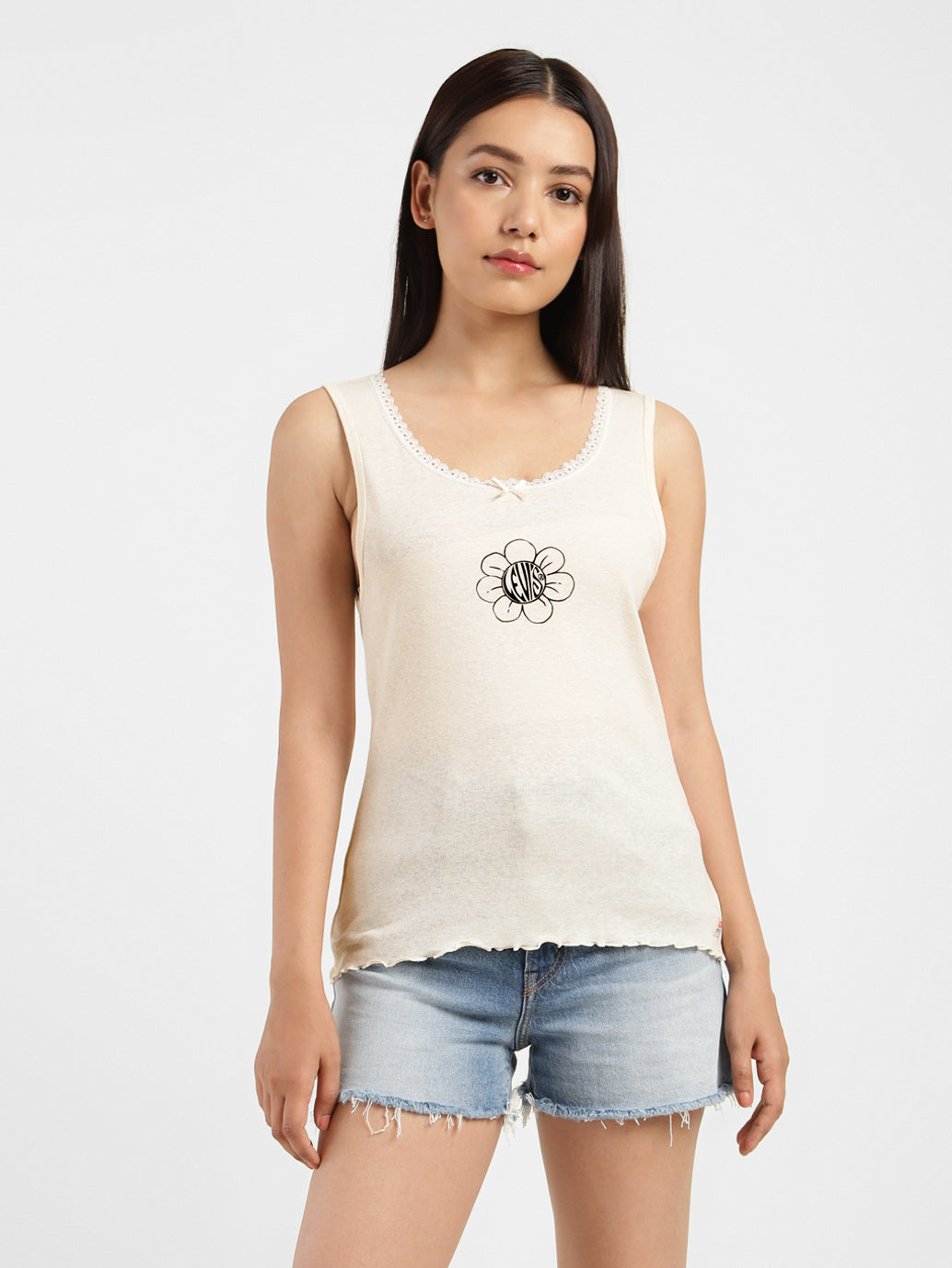 Women's Floral Scoop Neck T-shirt